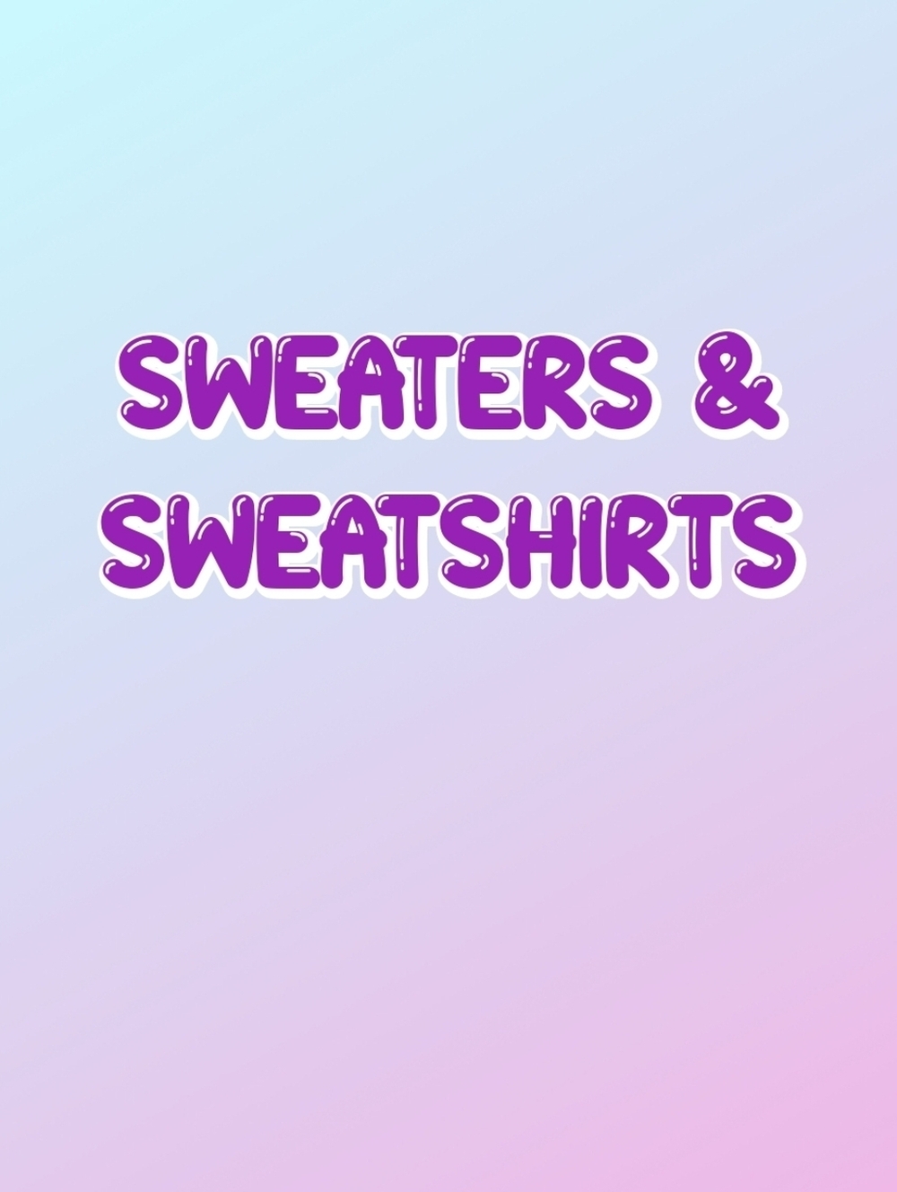 Sweaters & Sweatshirts